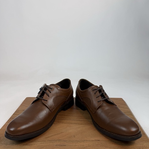 New Mens Johnston & Murphy Holcomb Waterproof‎ Plain Toe Leather Oxfords Sz 10 D main image 4